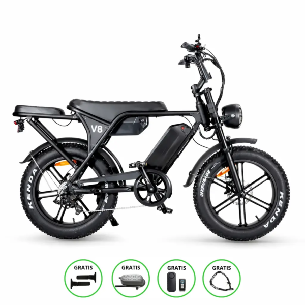 OUXI C80+ Fatbike | Dubbele Accu | 250w | Incl. Garantie