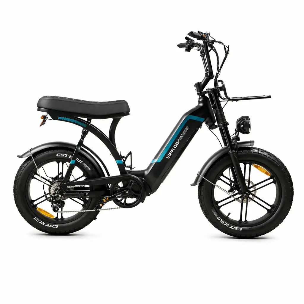 OUXI Q8 | Zwart | 250W | Elektrische fatbike - Afbeelding 2