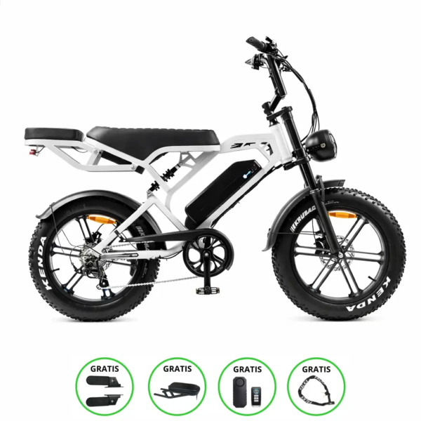 V20 Pro Fatbike | 250W | Lichtgrijs | Elektrische fatbike
