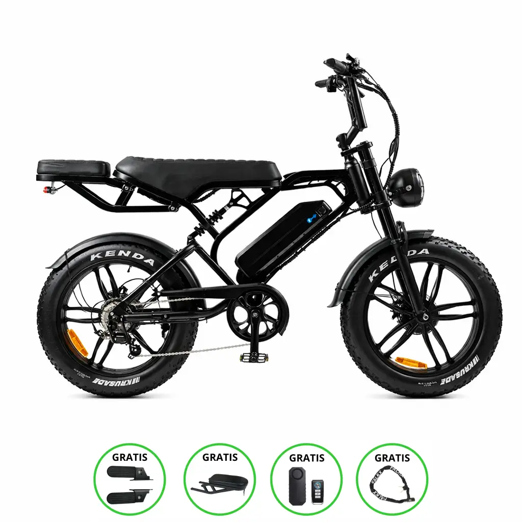 V20 Pro Fatbike | 250W | Zwart | Elektrische fatbike