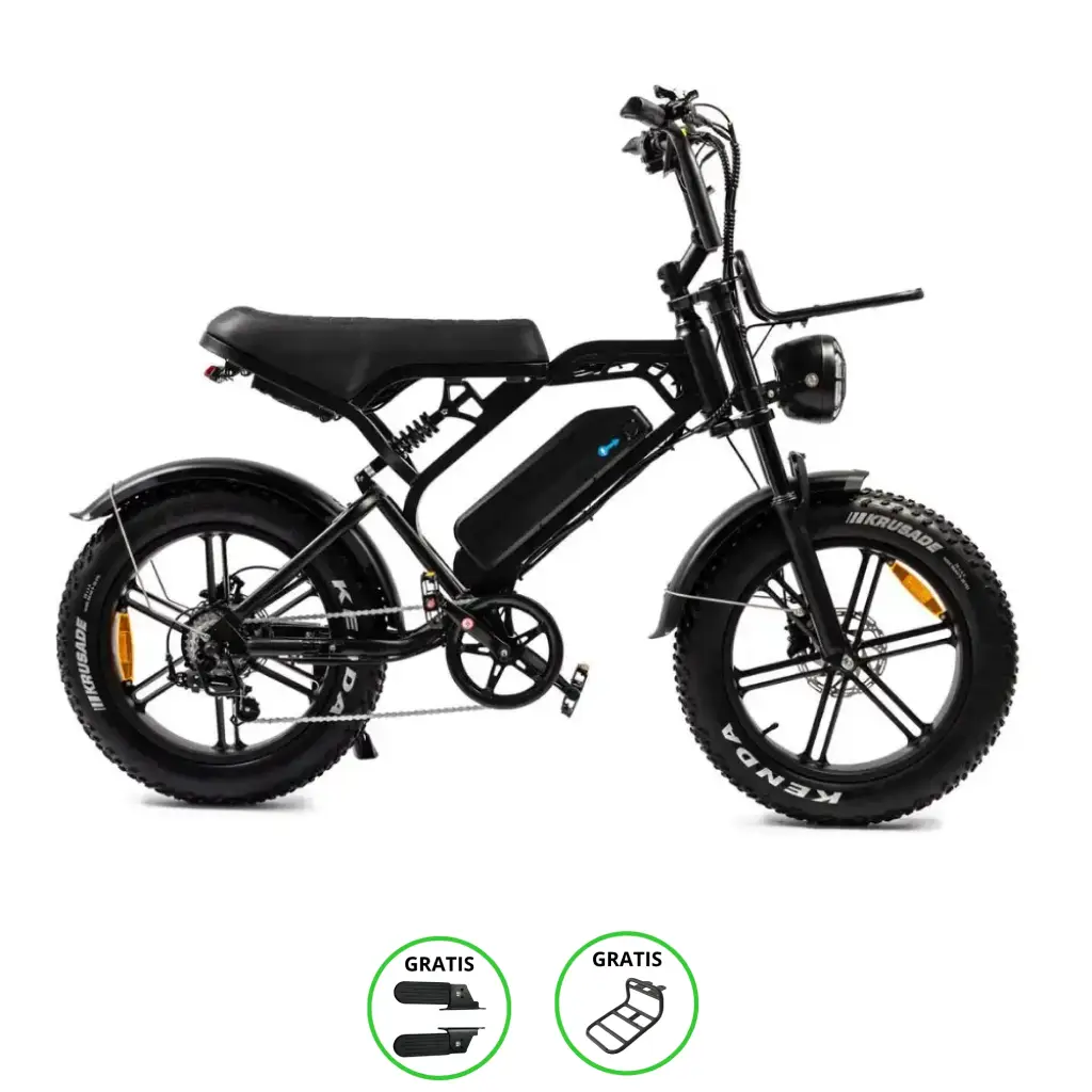 V20 Pro 2025 | Elektrische Fatbike | 250W | Zwart