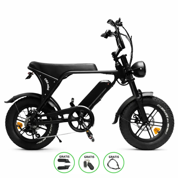 C80 Mini Fatbike | Zwart | 16inch
